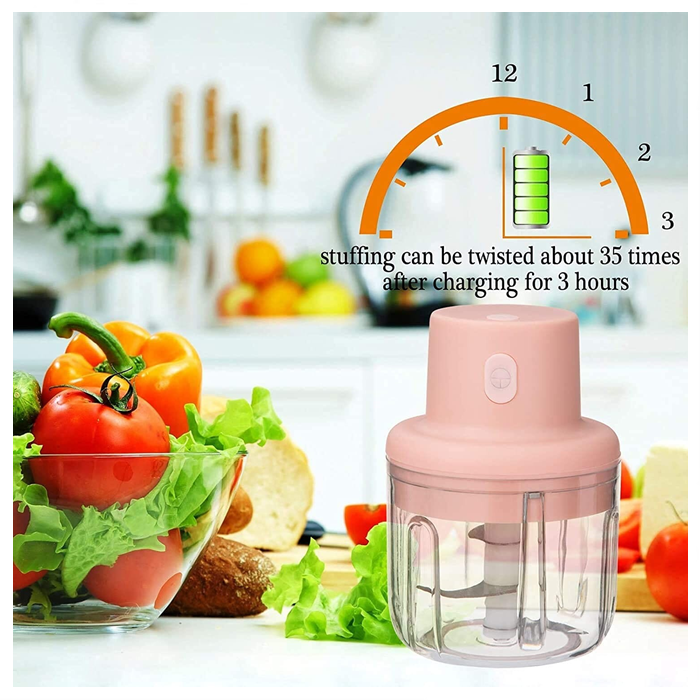 Buy Mini Blender Garlic Chopper Electric Food Wireless Chopper Food